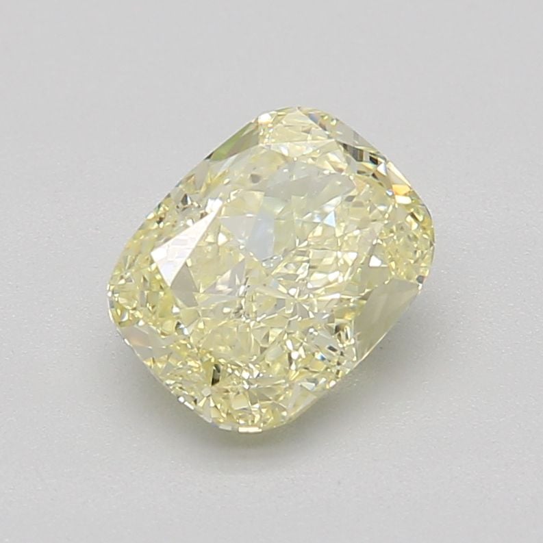 1.02 Ct. Fancy Light Yellow Cushion Diamond
