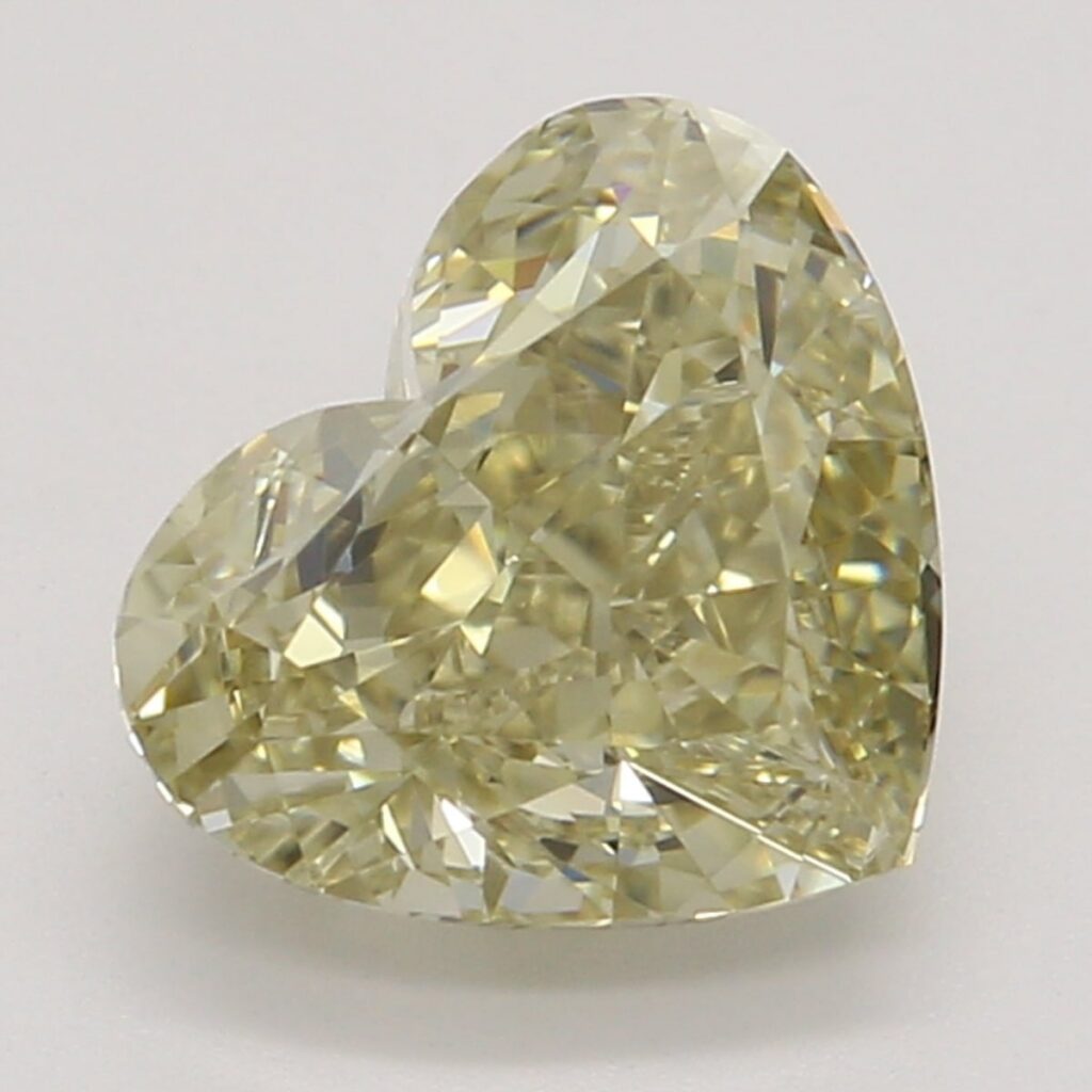 1.00 Ct. Fancy Brownish Yellow Heart Diamond