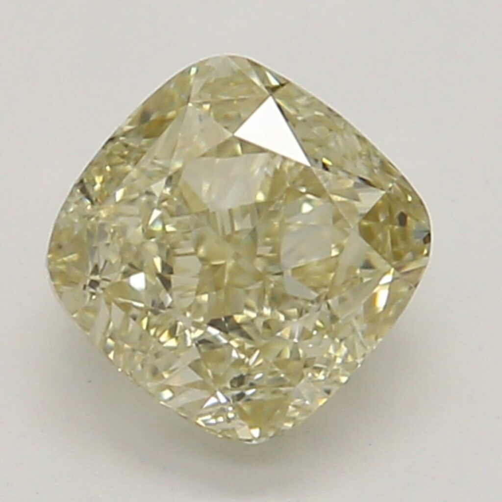 0.53 Ct. Fancy Brownish Yellow Cushion Diamond