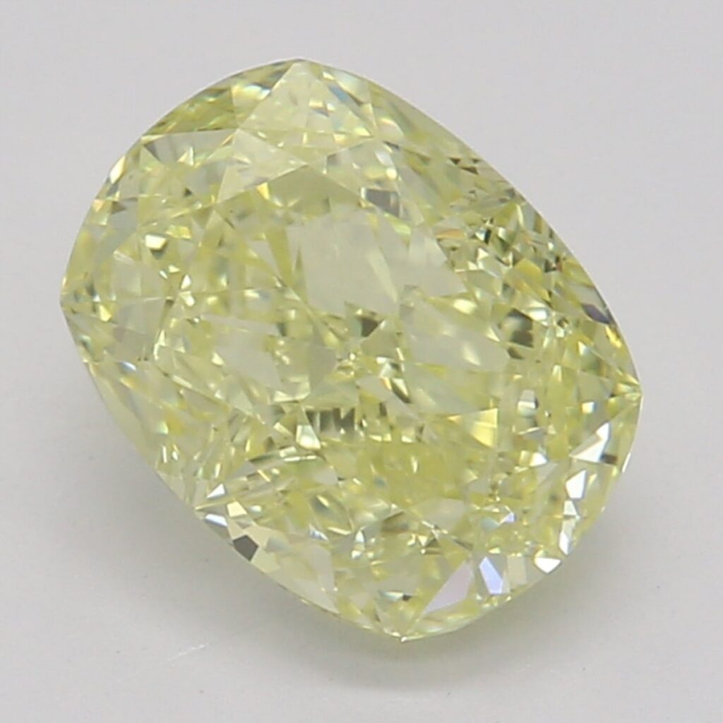 1.01 Ct. Fancy Yellow Cushion Diamond