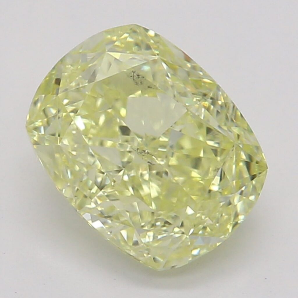 1.02 Ct. Fancy Yellow Cushion Diamond