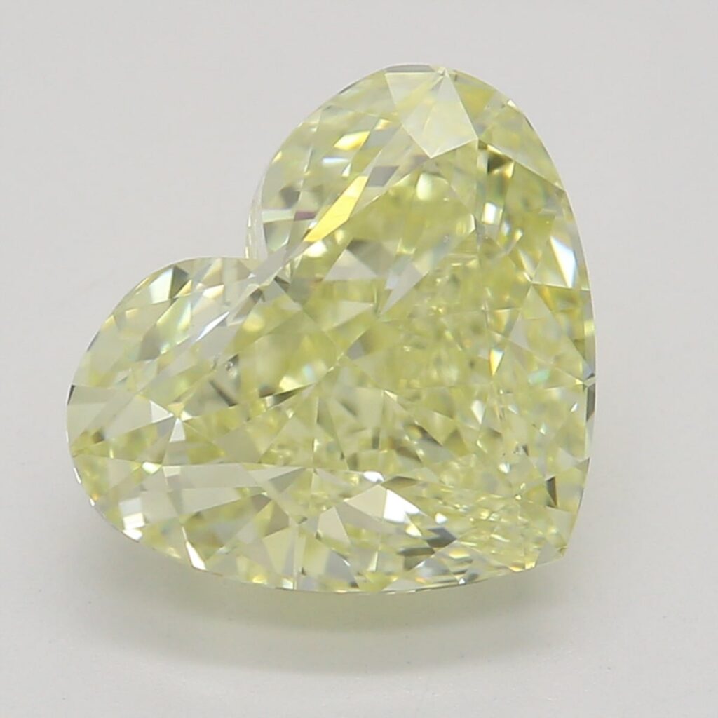 2.03 Ct. Fancy Yellow Heart Diamond
