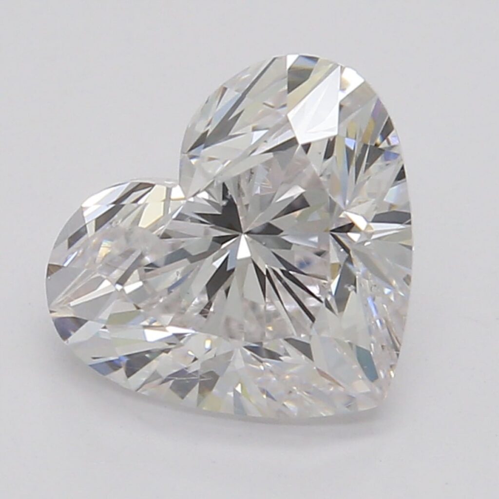 1.01 Ct. Faint Pink Heart Diamond