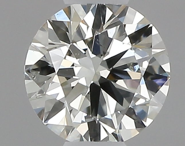 0.30 Ct. Very Light Green Yellow Round Diamond