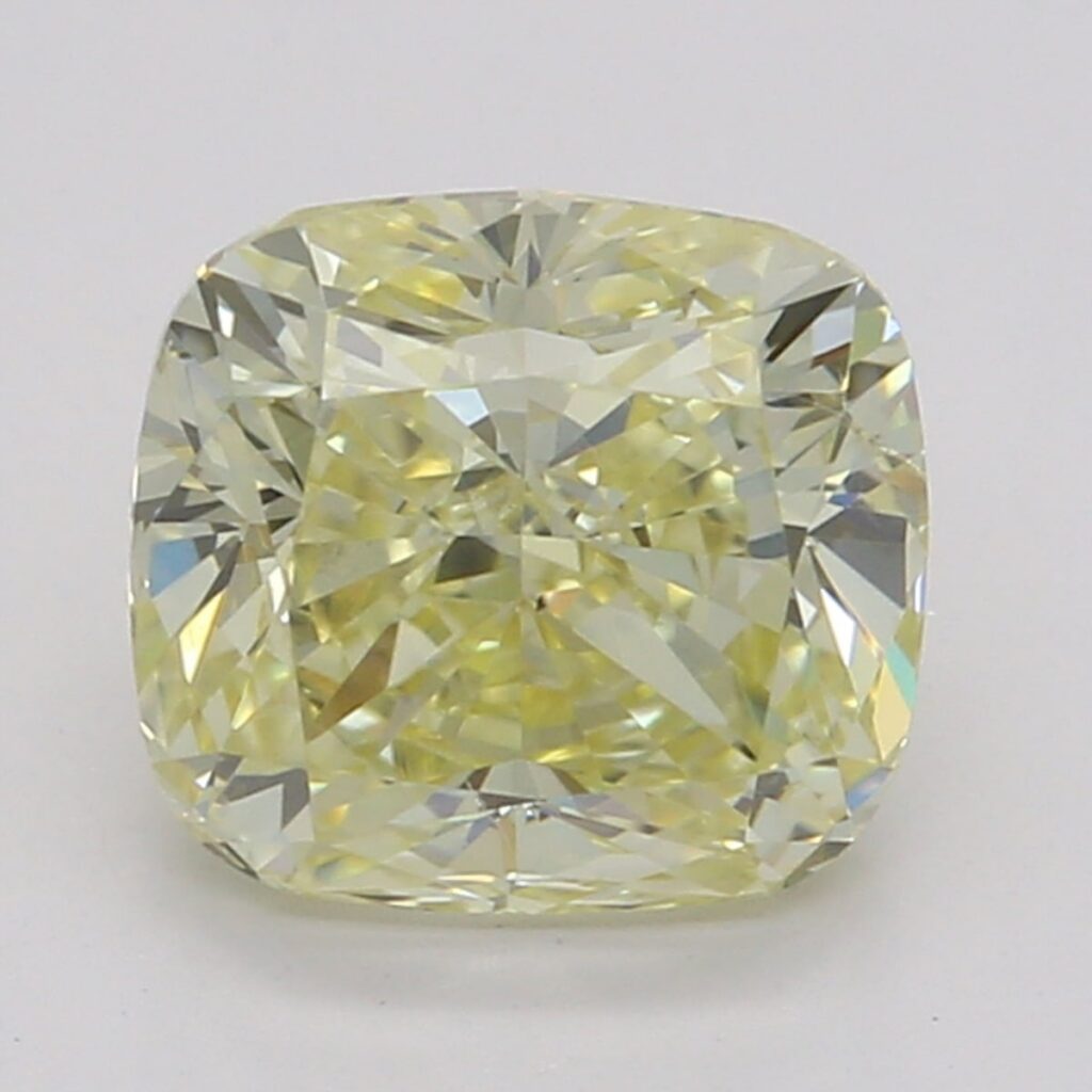 1.01 Ct. Fancy Yellow Cushion Diamond