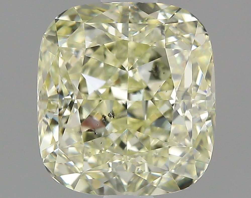 1.51 Ct. Fancy Light Yellow Cushion Diamond
