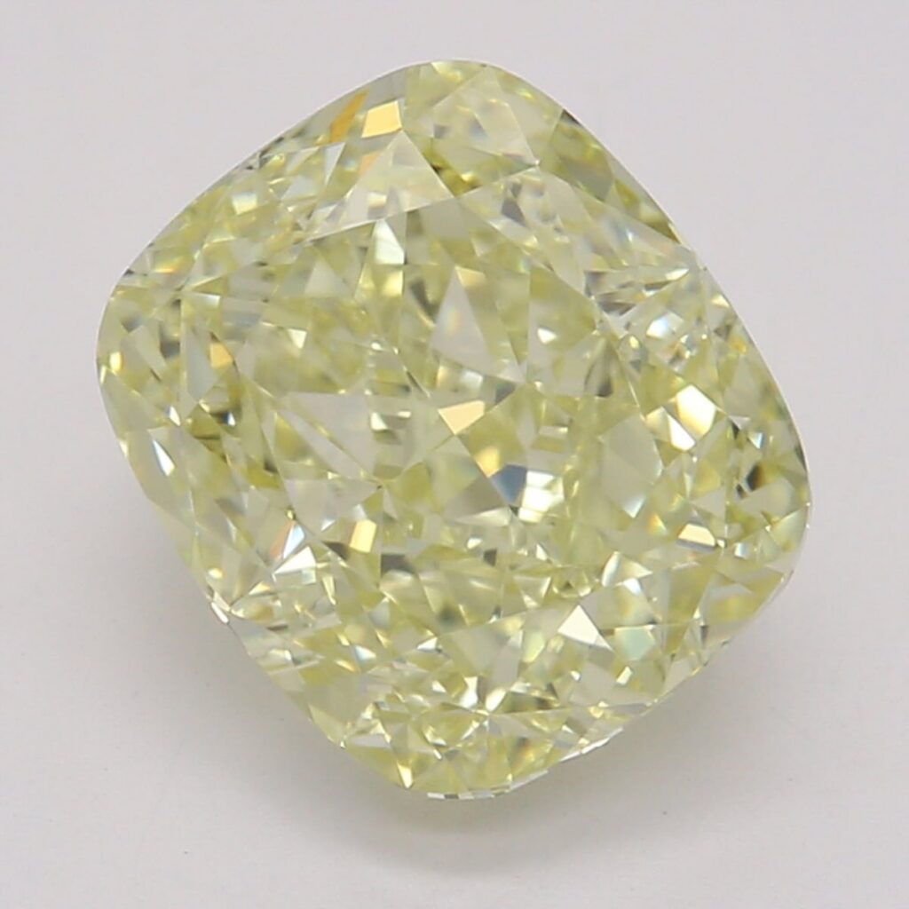 1.83 Ct. Fancy Yellow Cushion Diamond