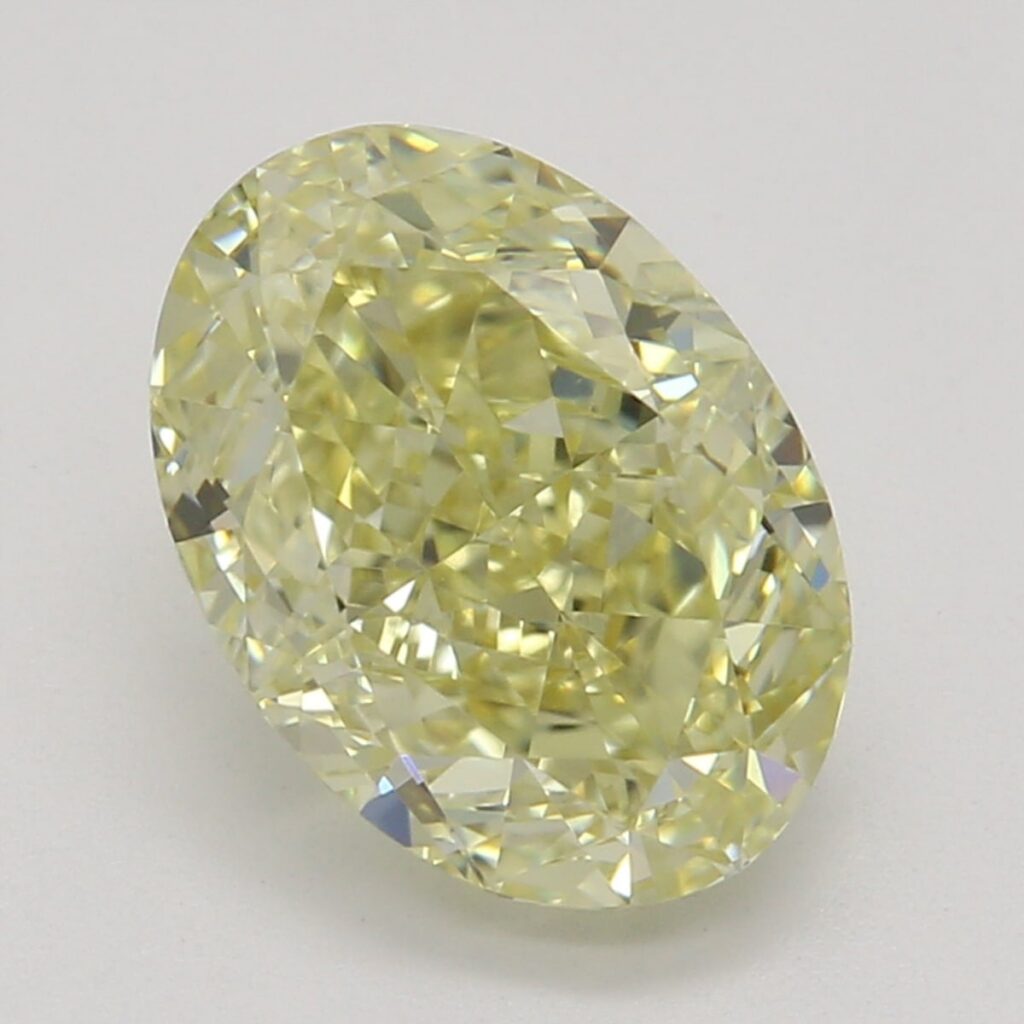 1.55 Ct. Fancy Yellow Oval Diamond