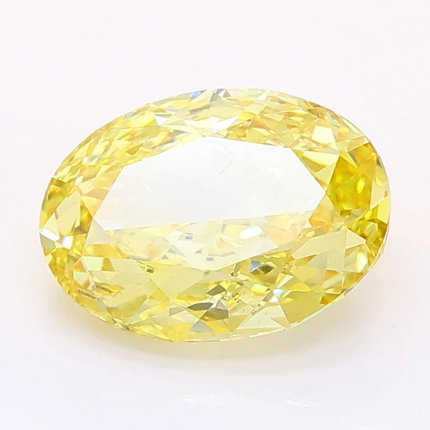 1.5 Ct. Fancy Intense Yellow Oval Lab Grown Diamond