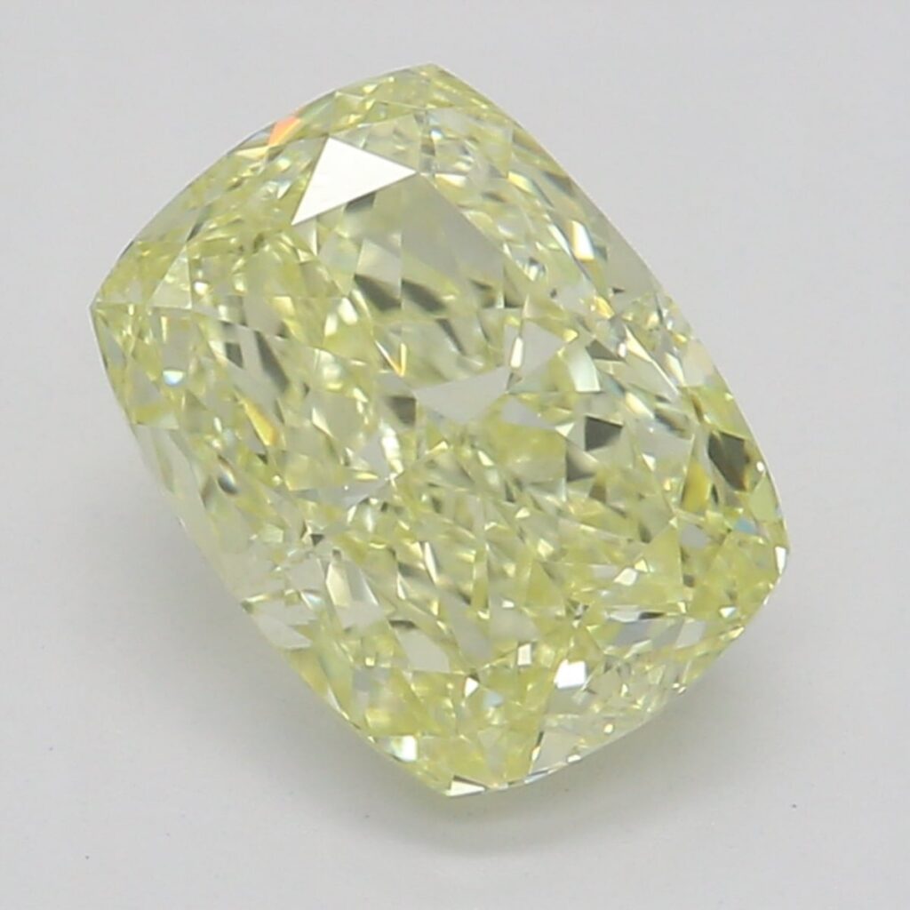 1.00 Ct. Fancy Yellow Cushion Diamond