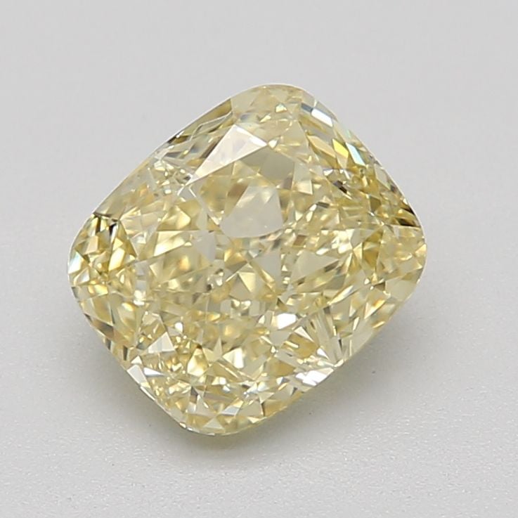 1.13 Ct. Fancy Yellow Cushion Diamond