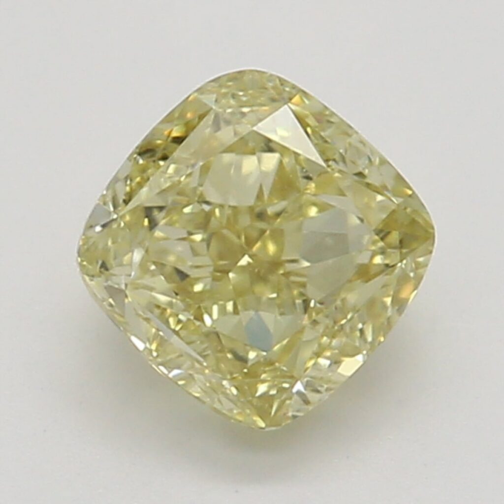 0.50 Ct. Fancy Brownish Yellow Cushion Diamond