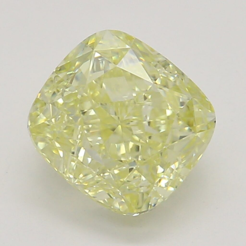 1.02 Ct. Fancy Yellow Cushion Diamond