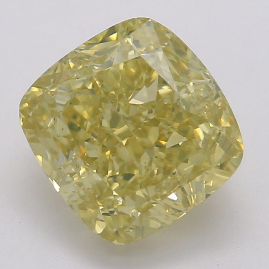 1.53 Ct. Fancy Brownish Yellow Cushion Diamond