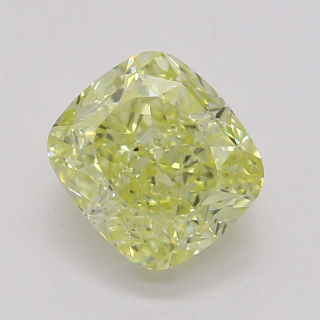1.00 Ct. Fancy Yellow Cushion Diamond