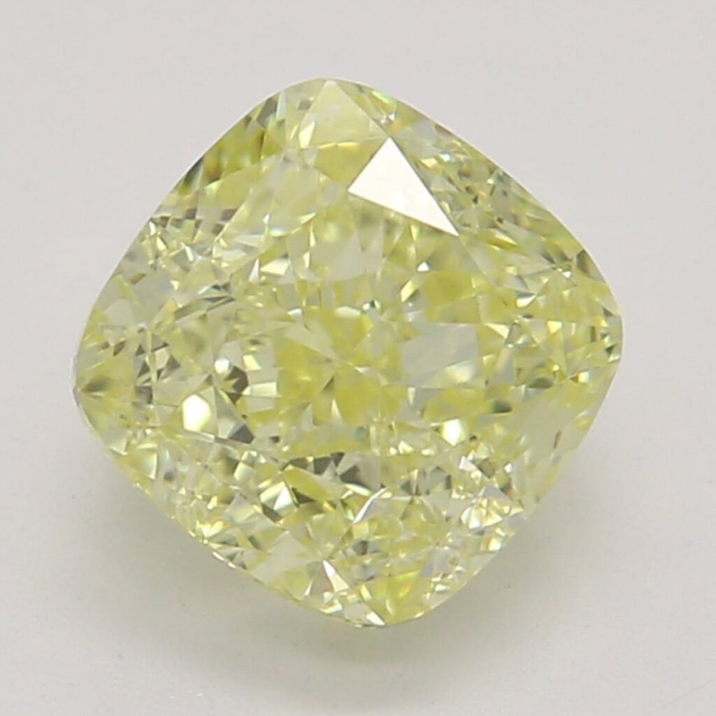 1.01 Ct. Fancy Yellow Cushion Diamond