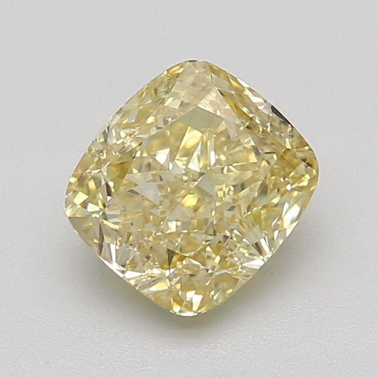 1.12 Ct. Fancy Yellow Cushion Diamond