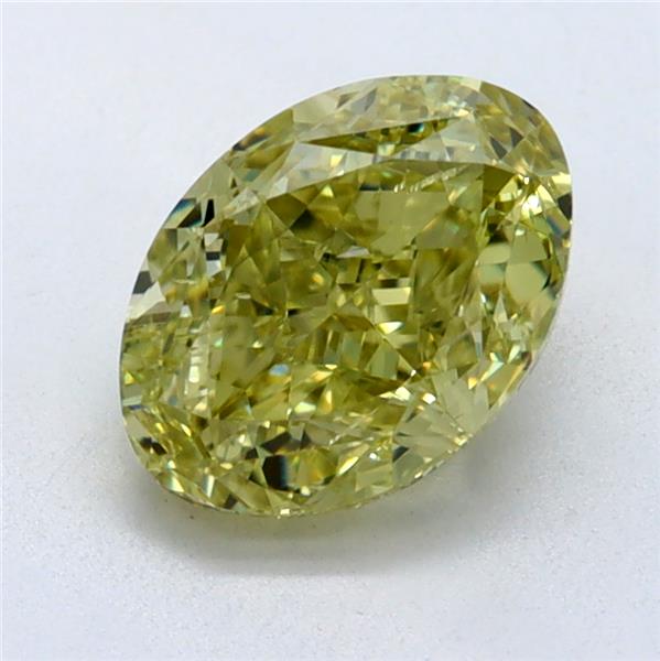 1.00 Ct. Fancy Yellow Oval Diamond