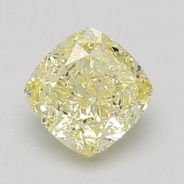 0.73 Ct. Fancy Yellow Cushion Diamond