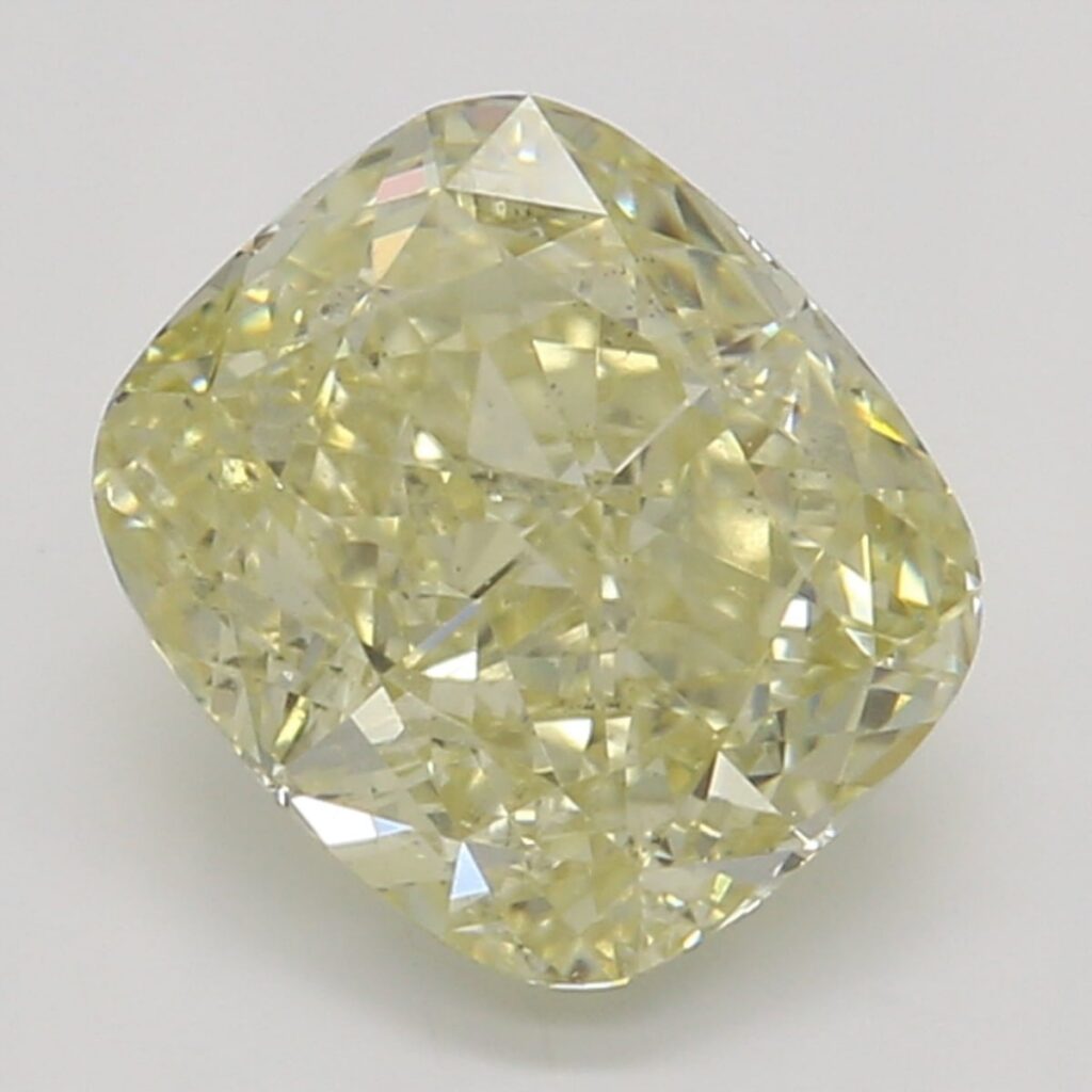 1.02 Ct. Fancy Yellow Cushion Diamond
