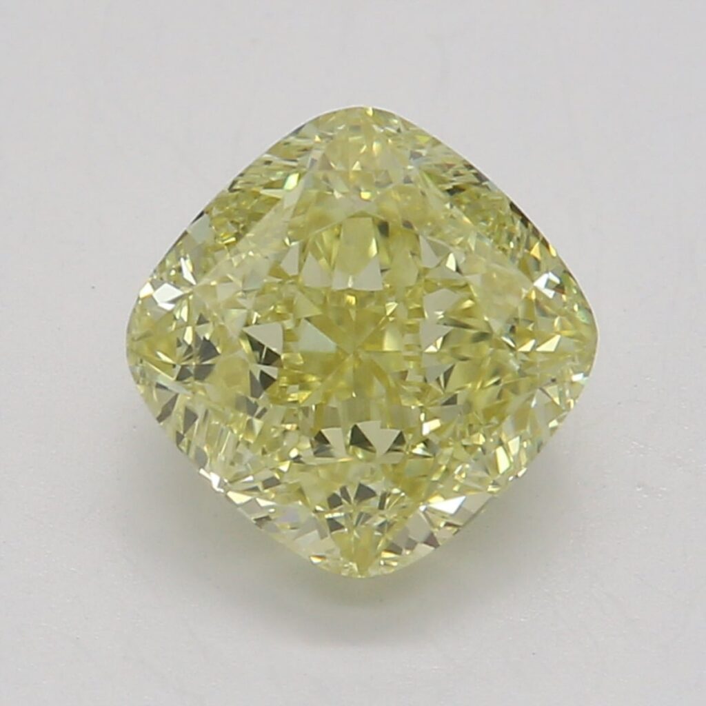 1.02 Ct. Fancy Yellow Cushion Diamond