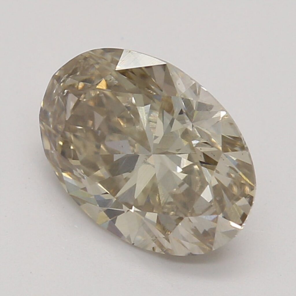1.00 Ct. Fancy Yellowish Brown Oval Diamond