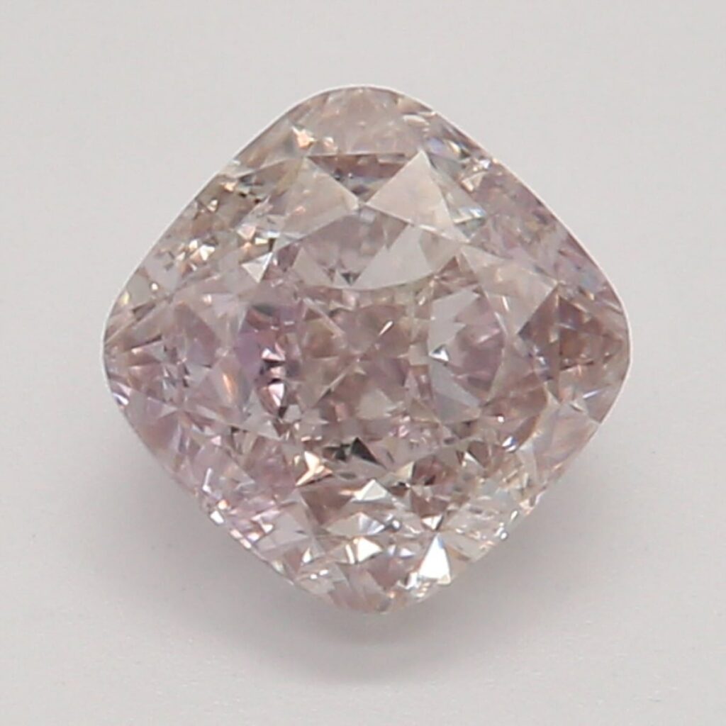 0.51 Ct. Fancy Brownish Pink Cushion Diamond