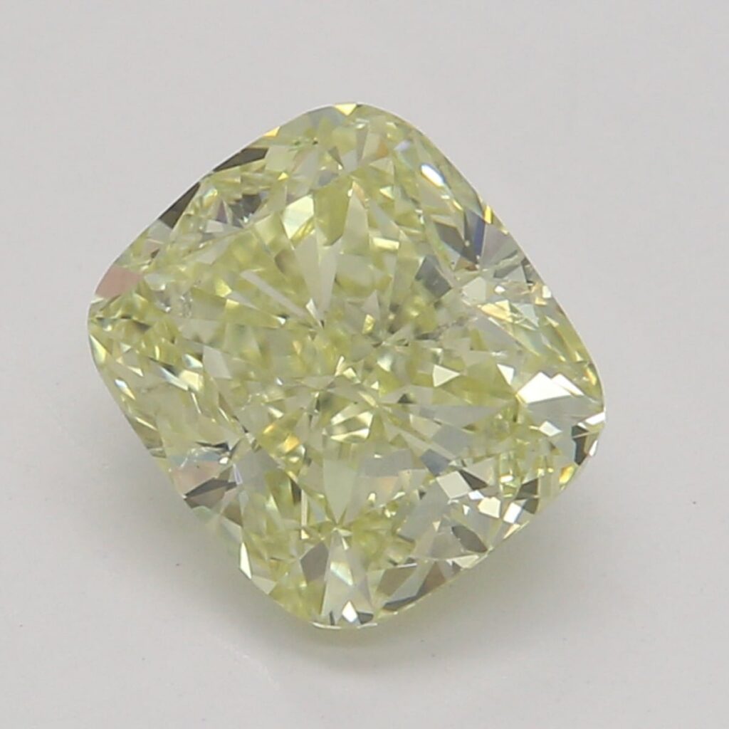 1.01 Ct. Fancy Yellow Cushion Diamond