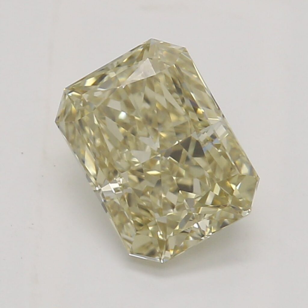 0.78 Ct. Fancy Brownish Yellow Radiant Diamond