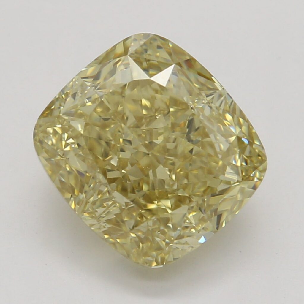 2.06 Ct. Fancy Brownish Yellow Cushion Diamond