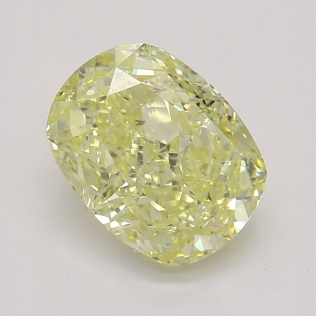 1.02 Ct. Fancy Yellow Cushion Diamond