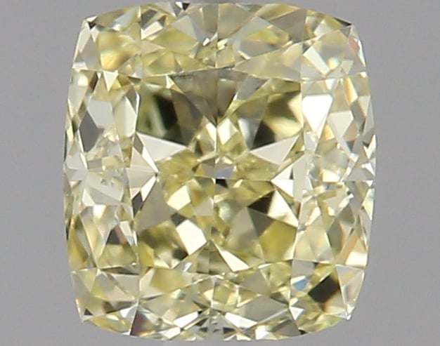 0.71 Ct. Fancy Yellow Cushion Diamond