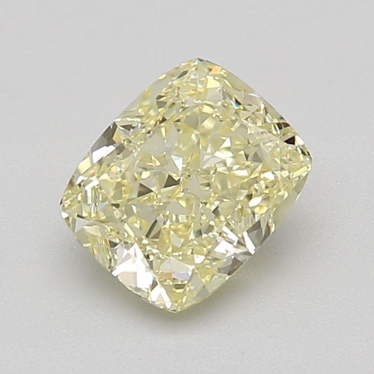 1.03 Ct. Fancy Light Yellow Cushion Diamond