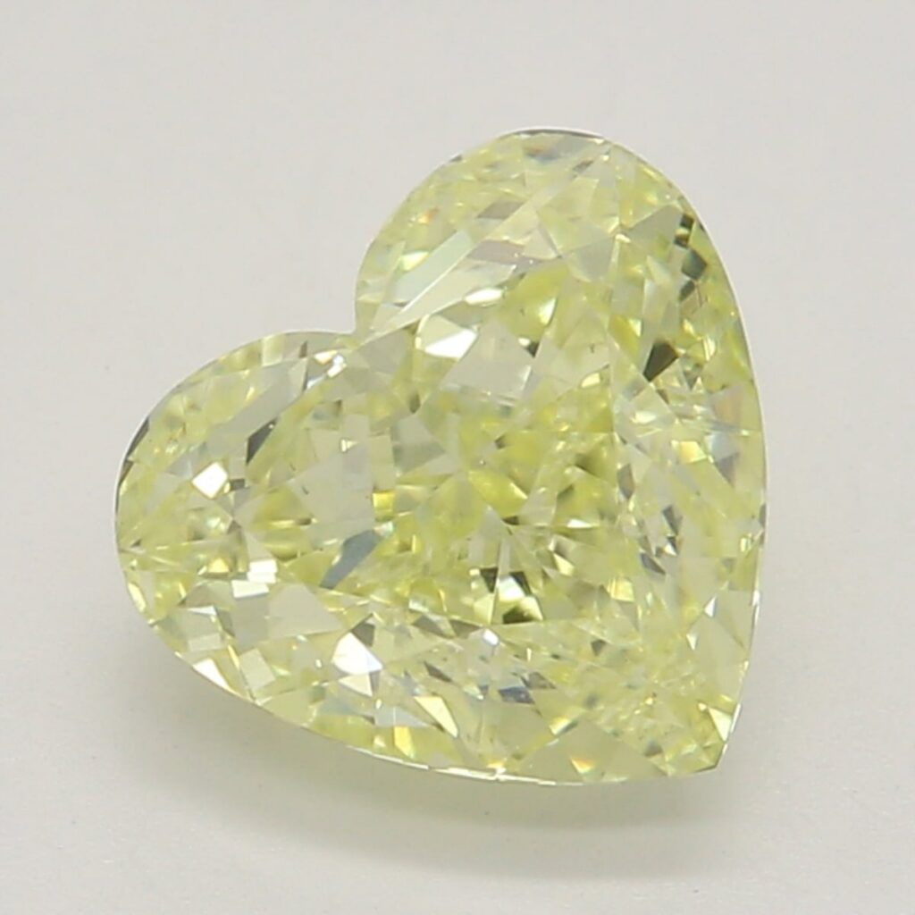 1.01 Ct. Fancy Yellow Heart Diamond