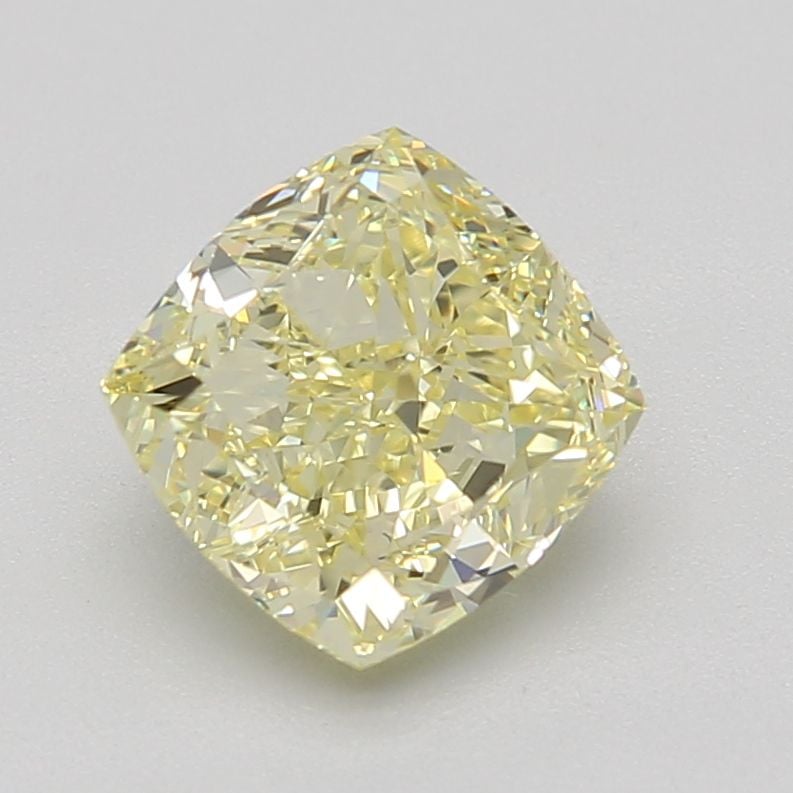 1.50 Ct. Fancy Yellow Cushion Diamond