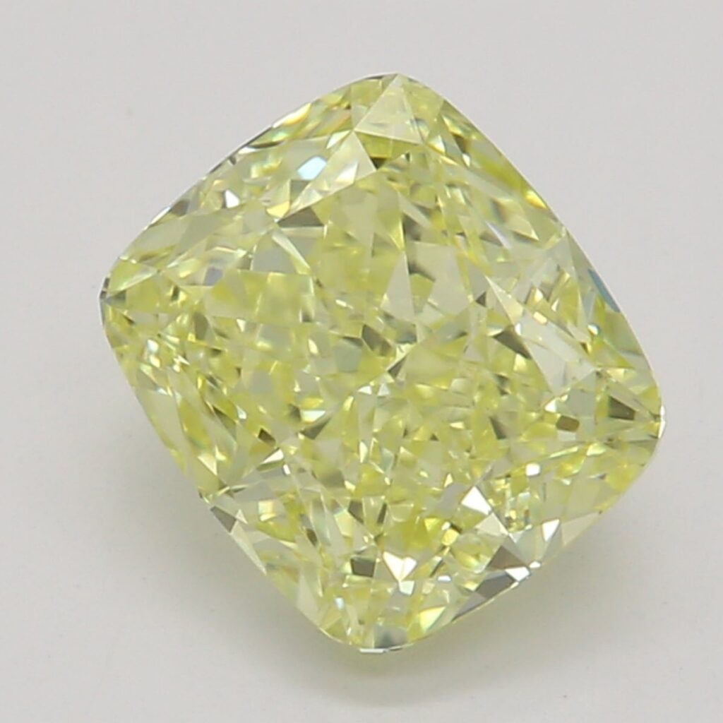 1.01 Ct. Fancy Yellow Cushion Diamond