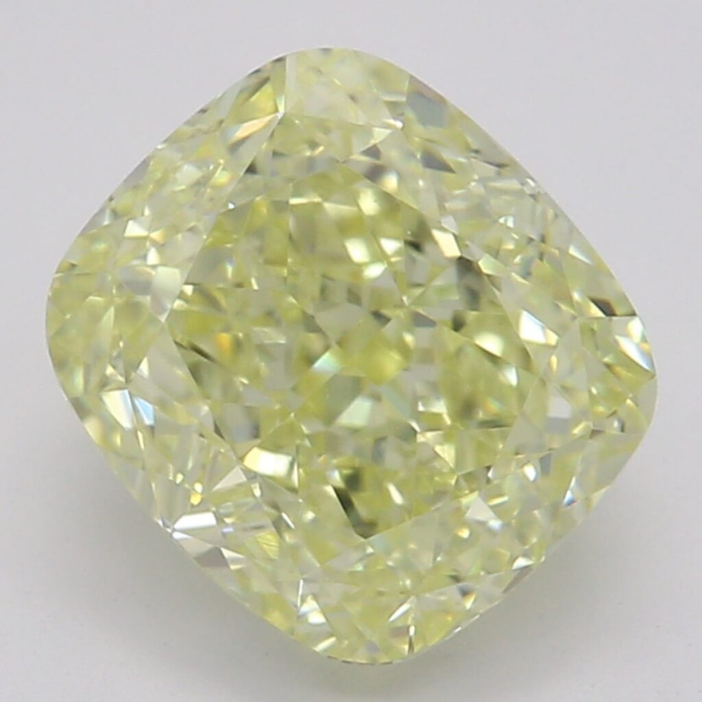 1.53 Ct. Fancy Yellow Cushion Diamond