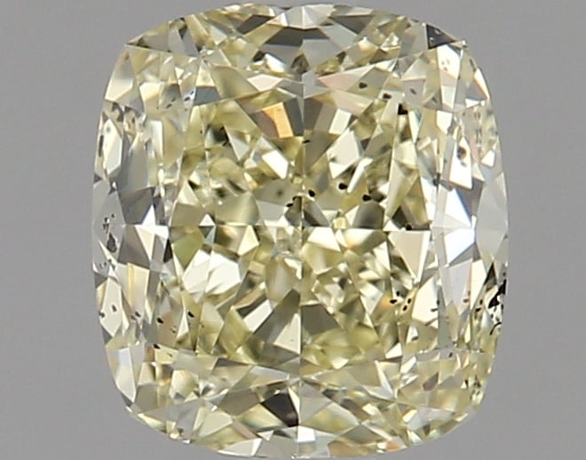 1.37 Ct. Fancy Yellow Cushion Diamond
