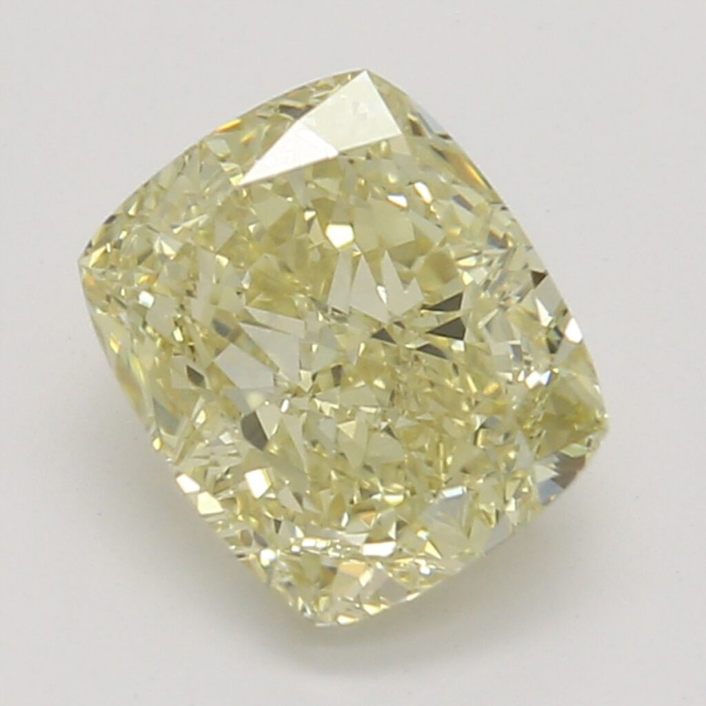 0.82 Ct. Fancy Brownish Yellow Cushion Diamond