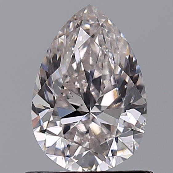 0.91 Ct. Faint Pink Pear Diamond