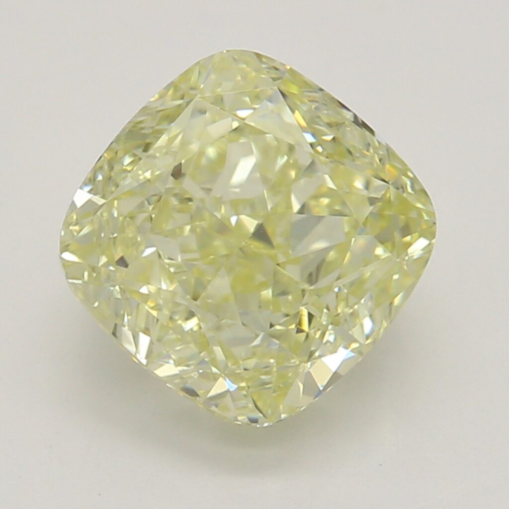 1.42 Ct. Fancy Yellow Cushion Diamond