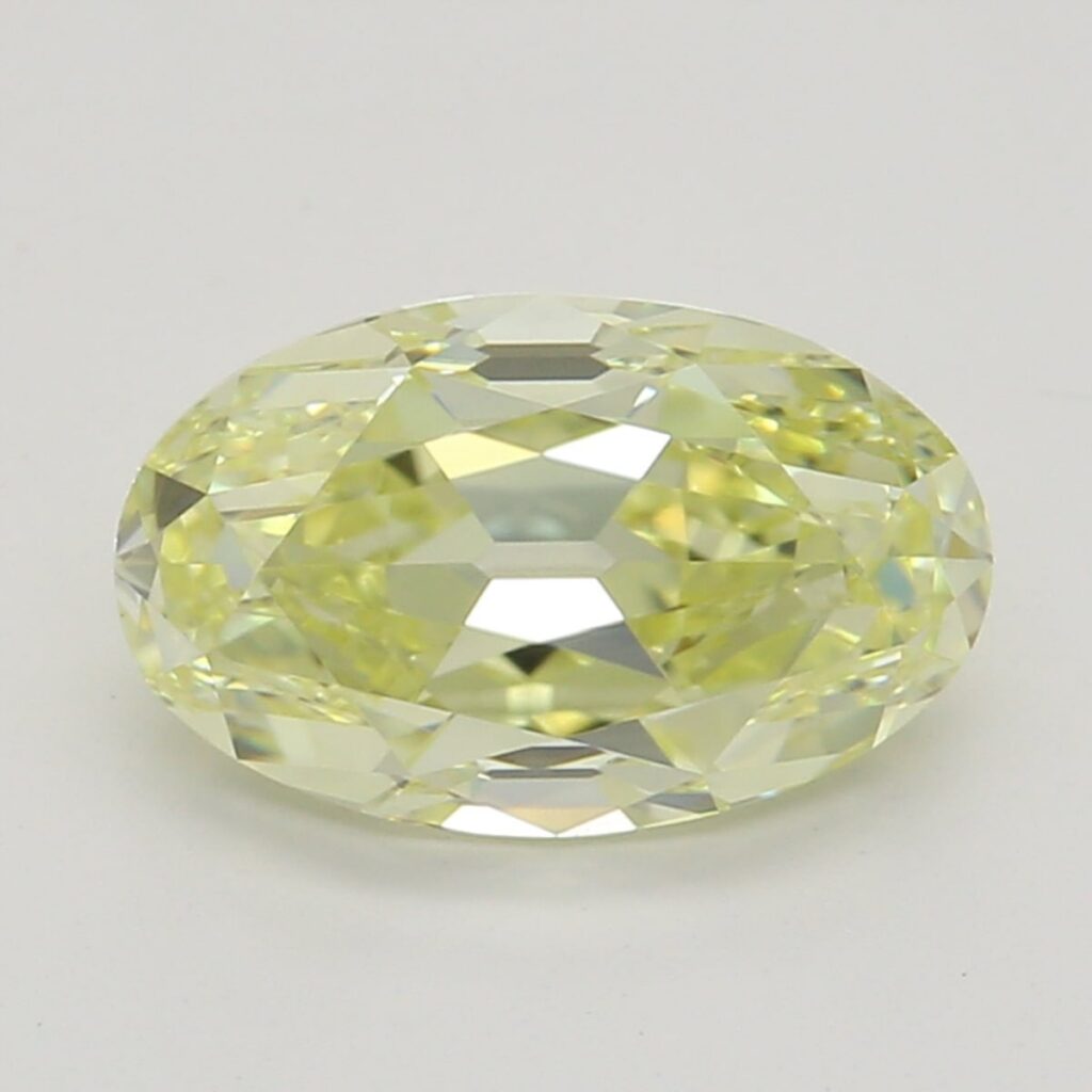 1.00 Ct. Fancy Yellow Oval Diamond