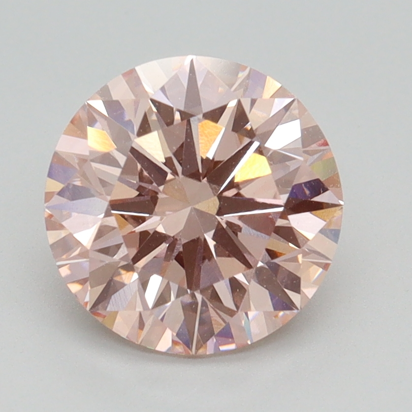 2.09 Ct. Fancy Intense Pink Round Lab Grown Diamond