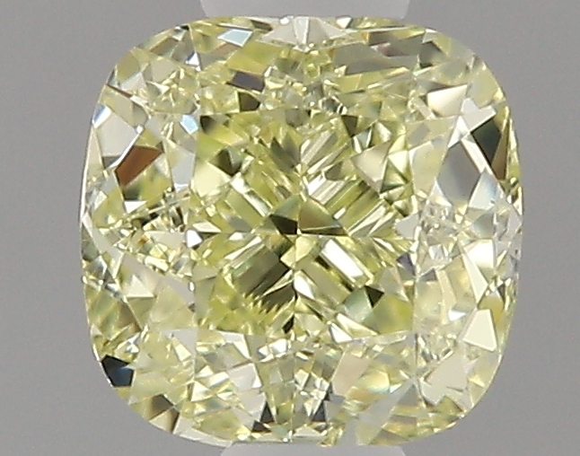 0.47 Ct. Fancy Yellow Cushion Diamond