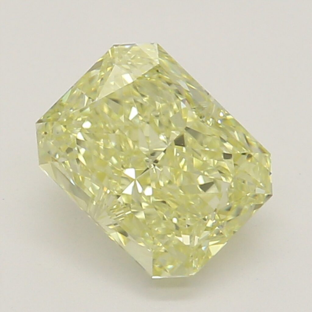 0.74 Ct. Fancy Yellow Radiant Diamond