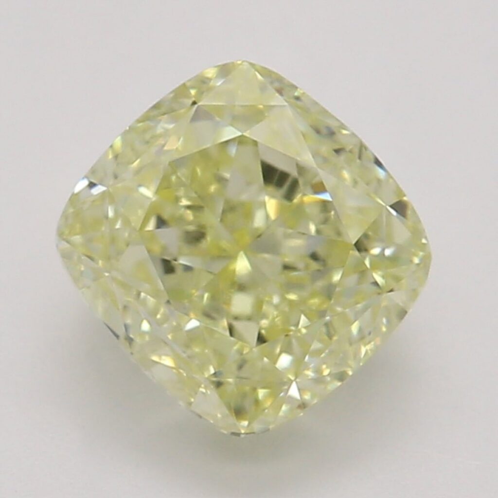1.00 Ct. Fancy Yellow Cushion Diamond