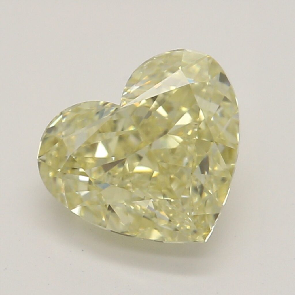 1.02 Ct. Fancy Yellow Heart Diamond