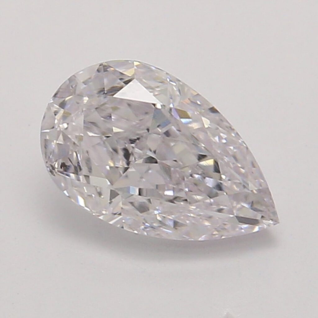 0.51 Ct. Faint Pink Pear Diamond