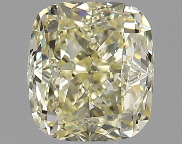 0.80 Ct. Fancy Light Yellow Cushion Diamond