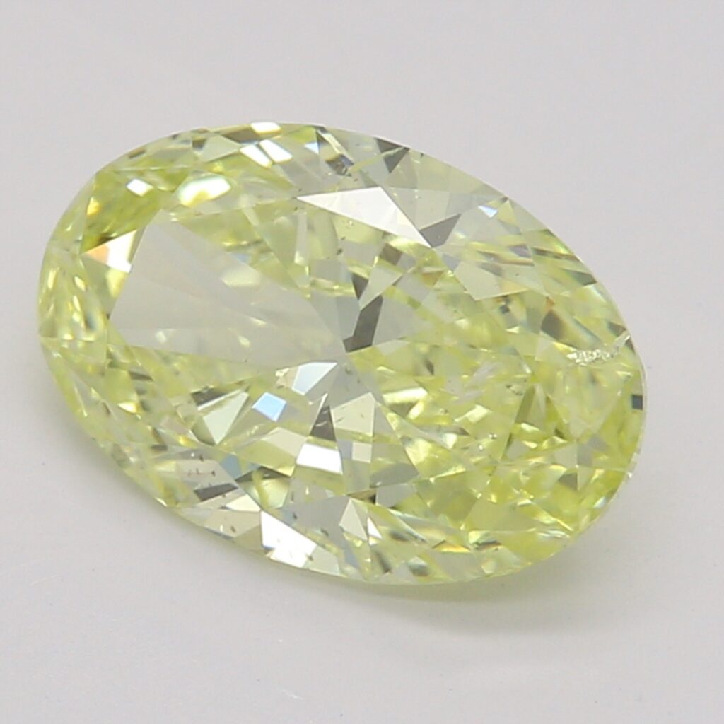 1.01 Ct. Fancy Yellow Oval Diamond